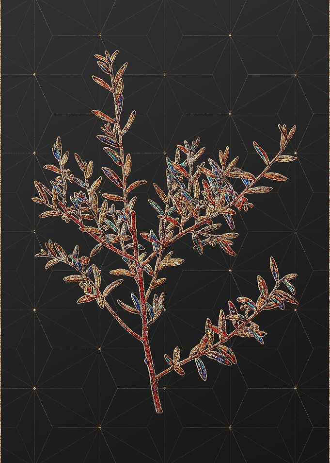 Prismatic Mosaic Floral