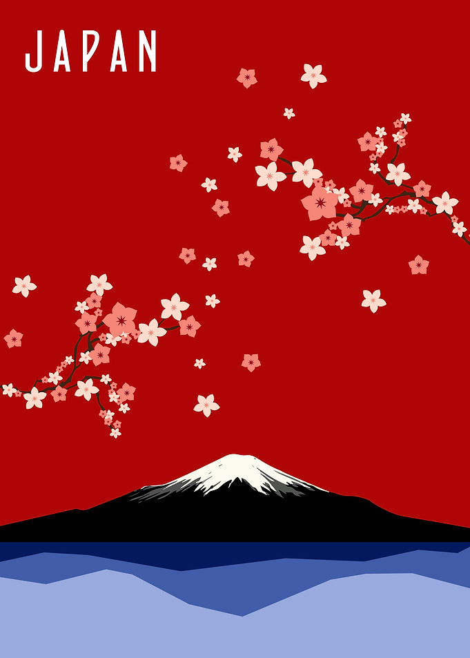 Japanese cherry blossoms
