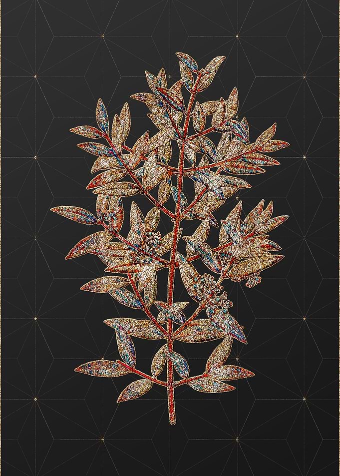 Prismatic Mosaic Floral