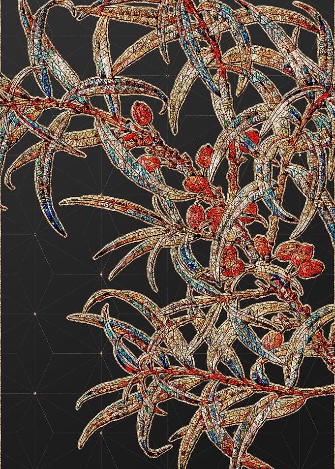 Prismatic Mosaic Floral