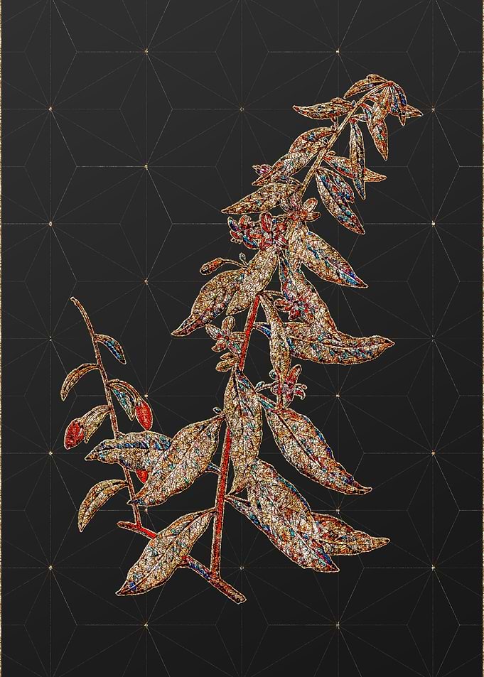 Stained Glass Botanical