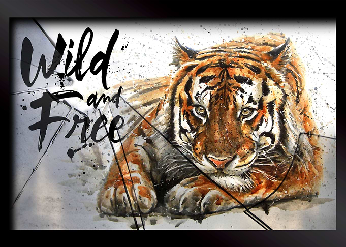 Tiger Broken Glass