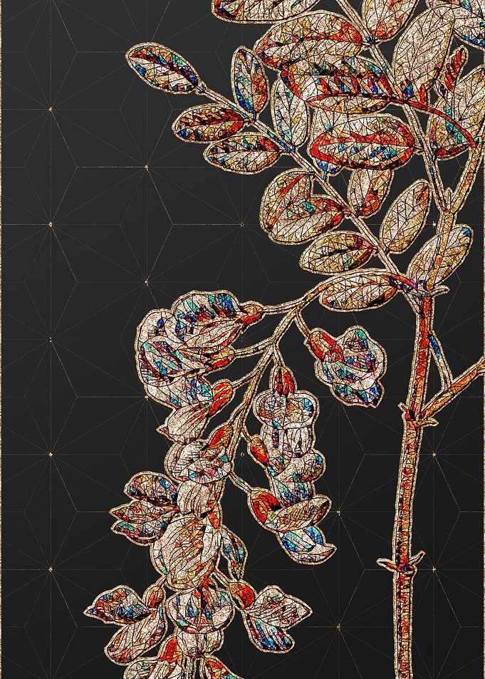 Prismatic Mosaic Floral