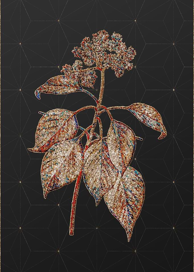 Prismatic Mosaic Floral