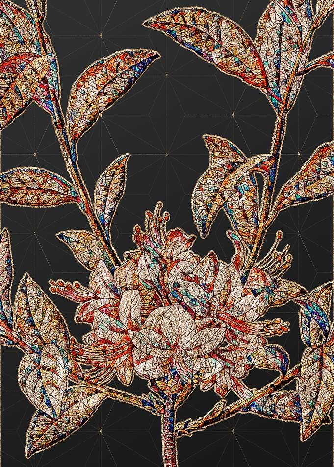 Prismatic Mosaic Floral
