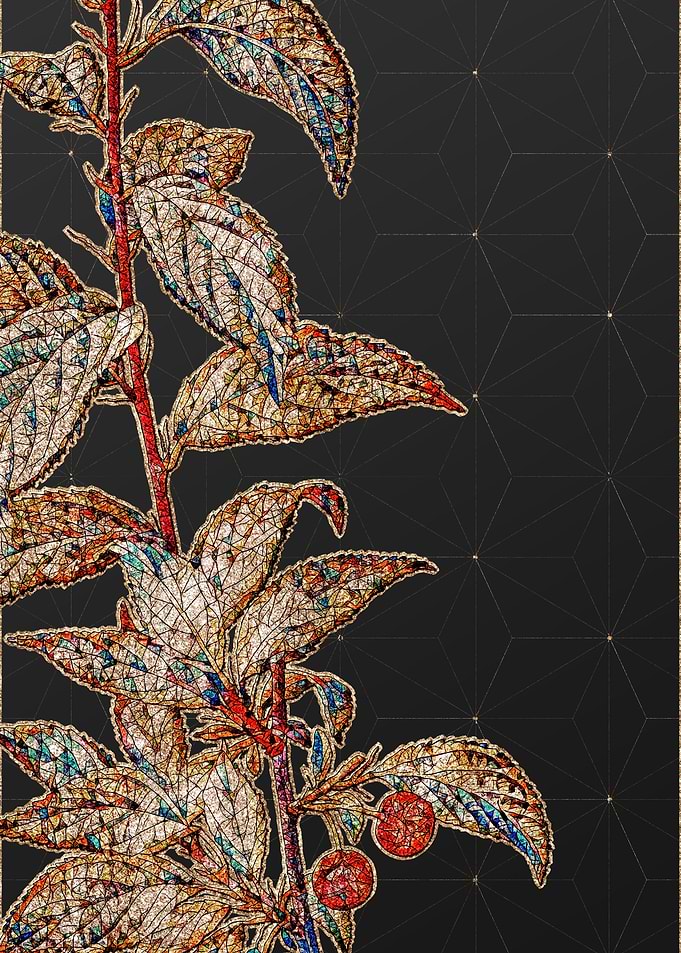 Stained Glass Botanical