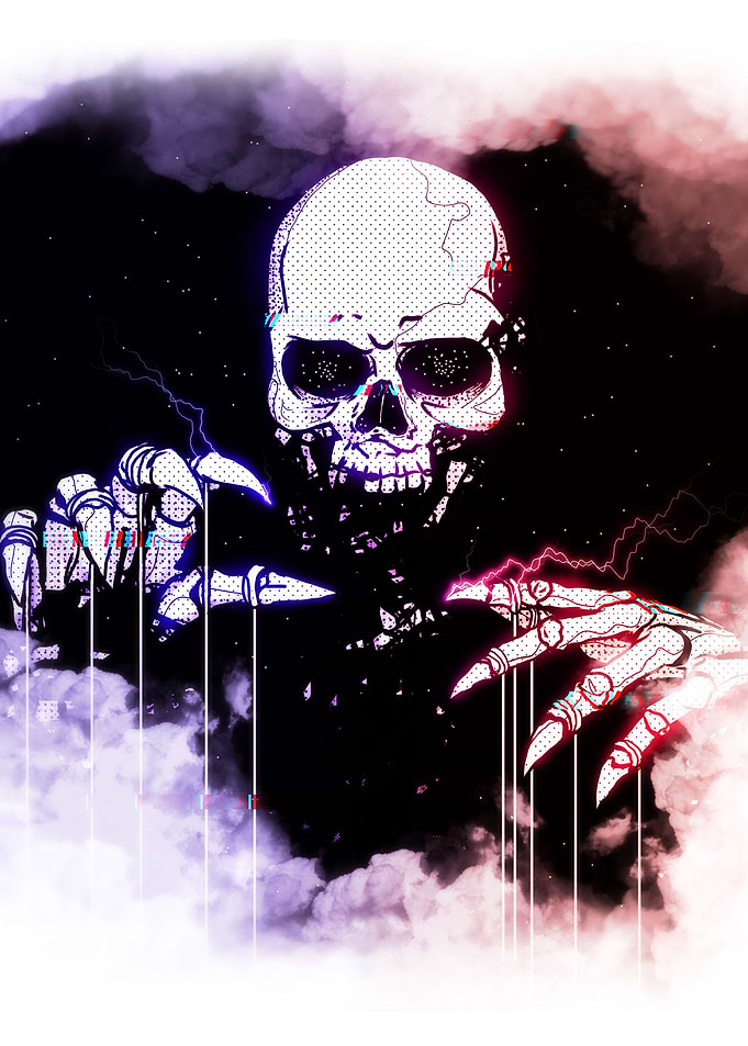 Skull Glow in the Dark