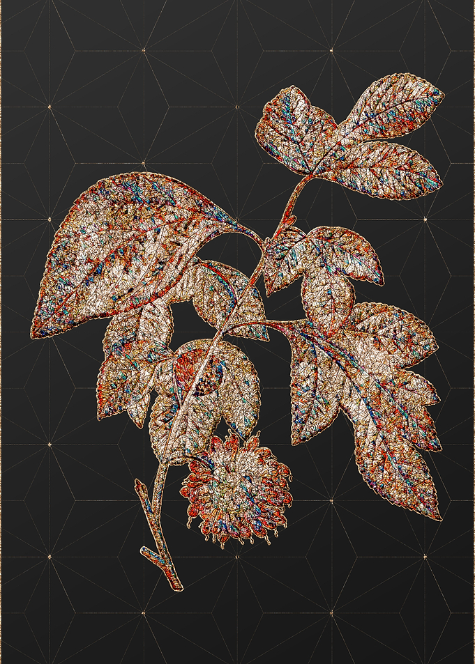 Prismatic Mosaic Floral