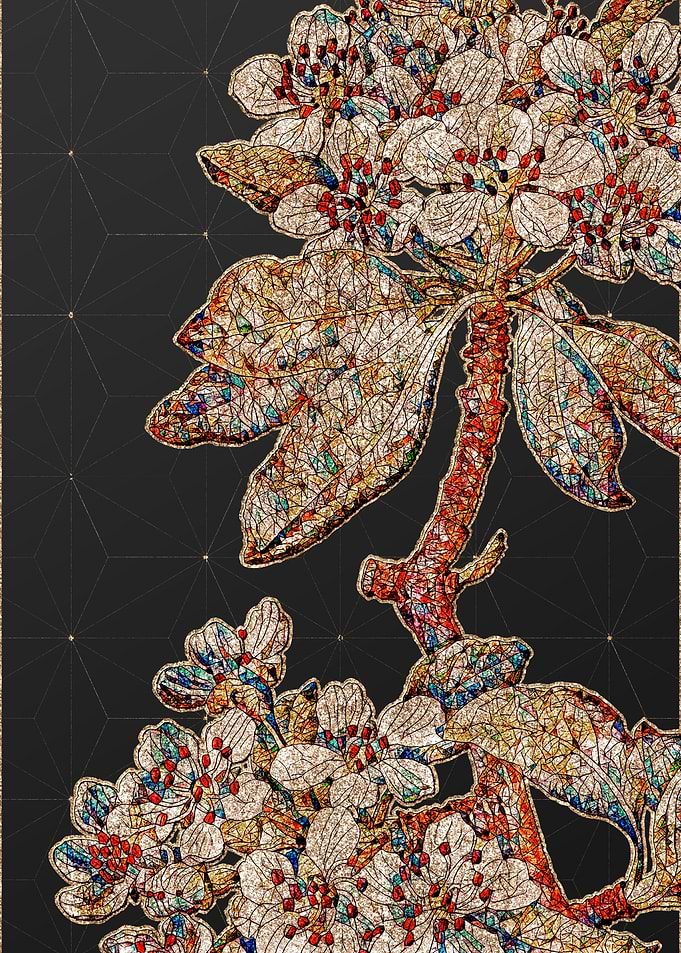 Stained Glass Botanical