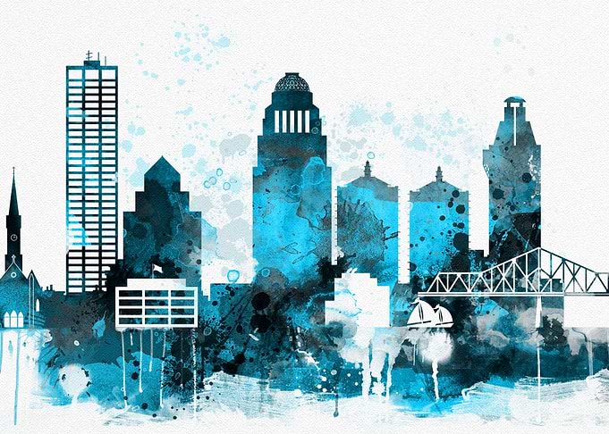 Louisville City Skyline