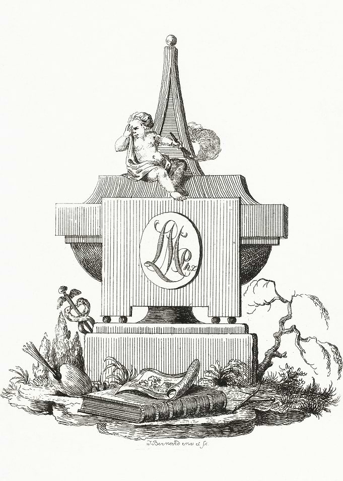 Gravestone With Mourning A