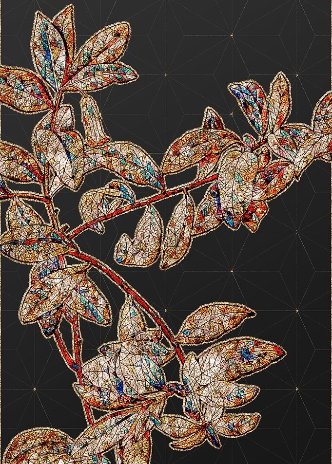 Stained Glass Floral