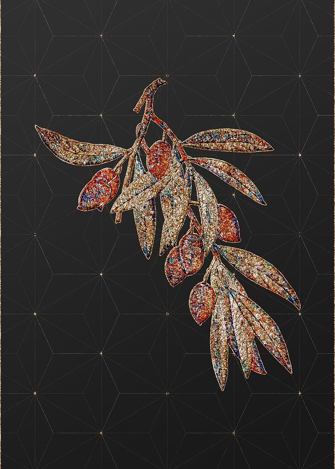 Prismatic Mosaic Floral