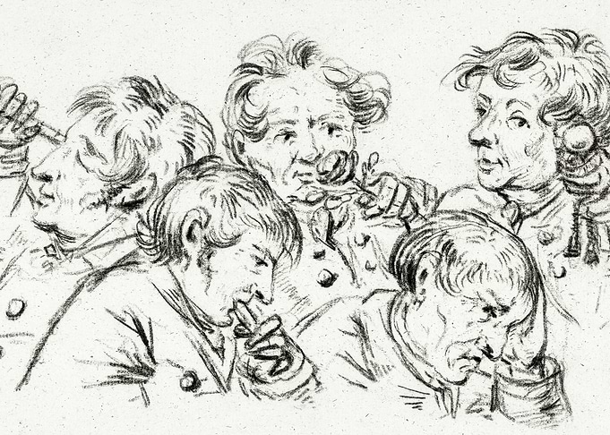 The Five Senses 1832 By Je
