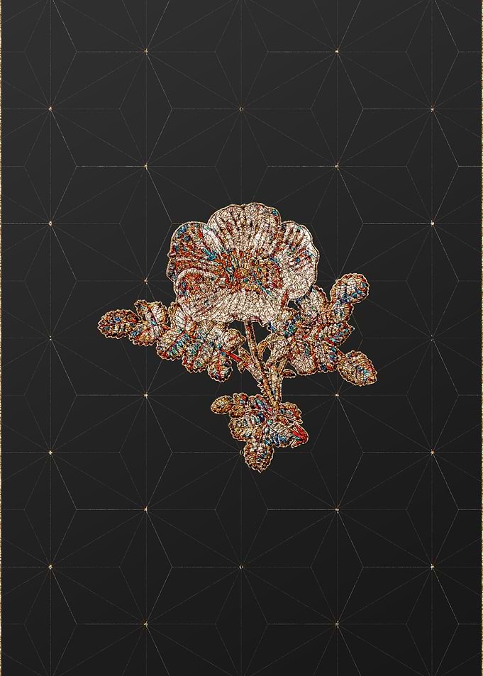 Gold Mosaic Botanical
