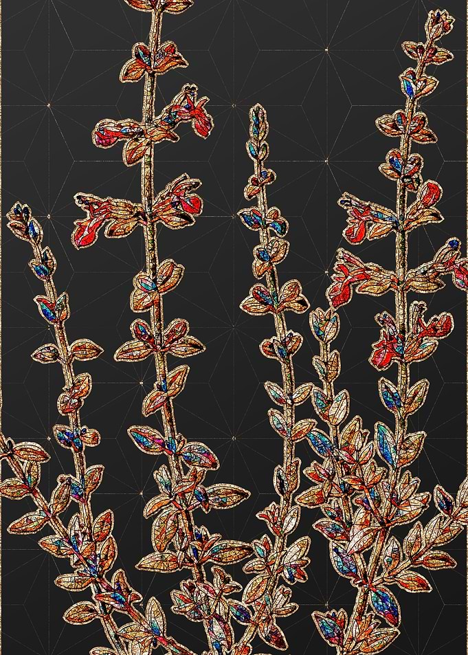 Stained Glass Botanical