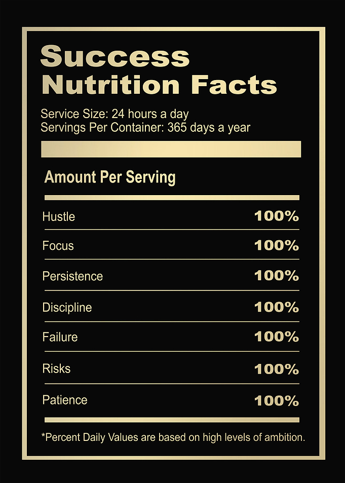 Success Nutrition Facts