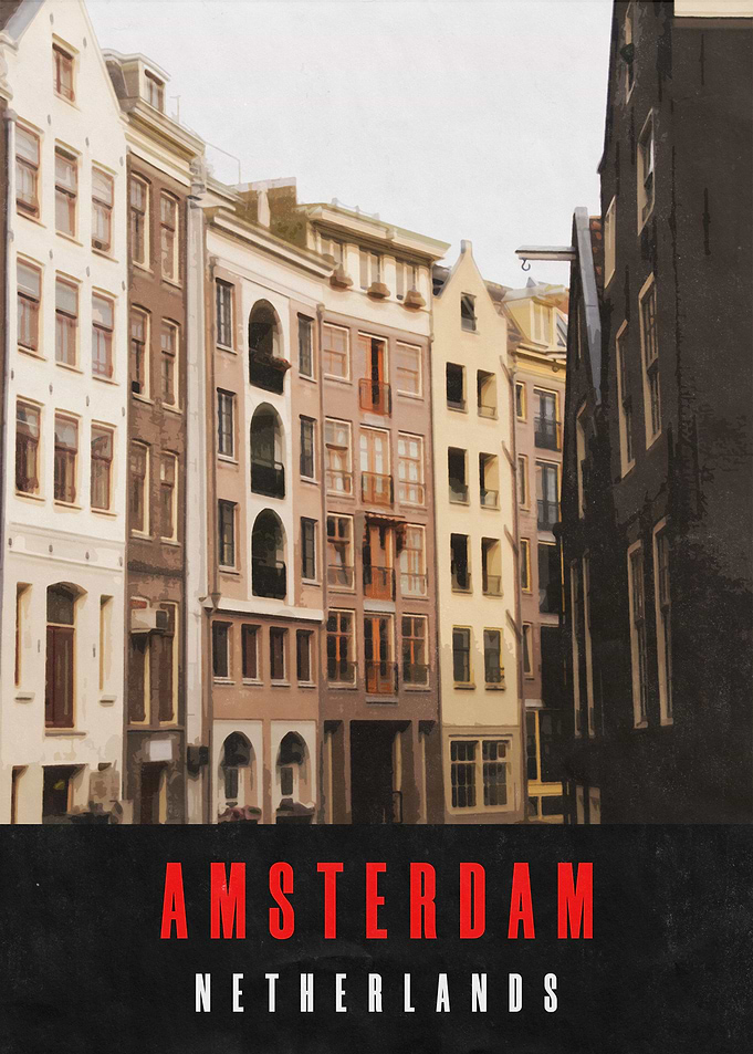 Amsterdam Vintage Poster
