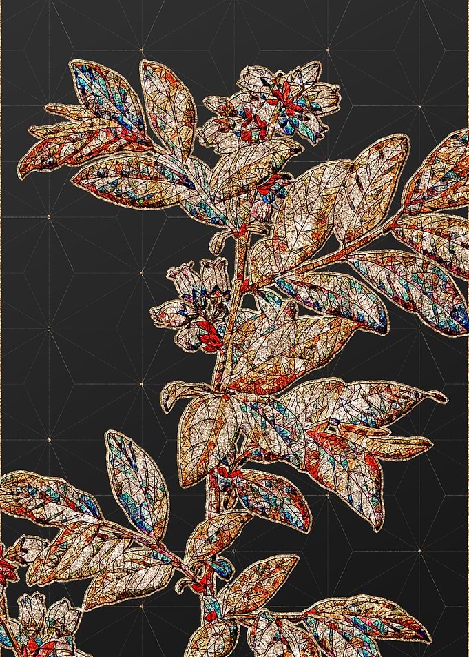 Stained Glass Floral