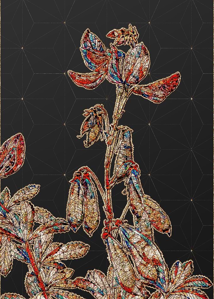Stained Glass Floral