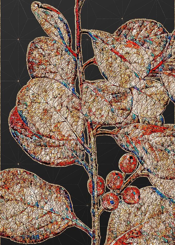 Stained Glass Floral