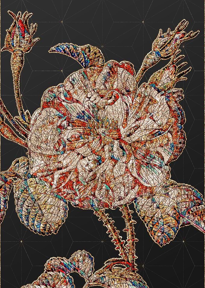 Stained Glass Floral