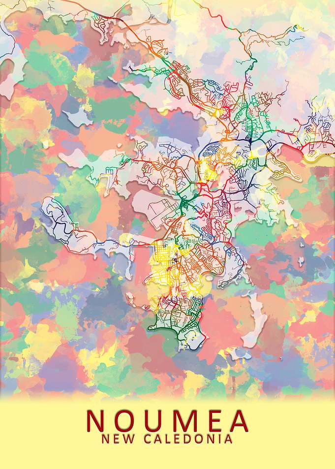 Noumea New Caledonia Map