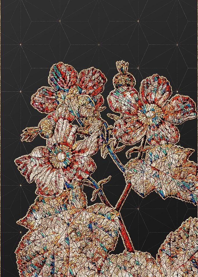 Stained Glass Floral