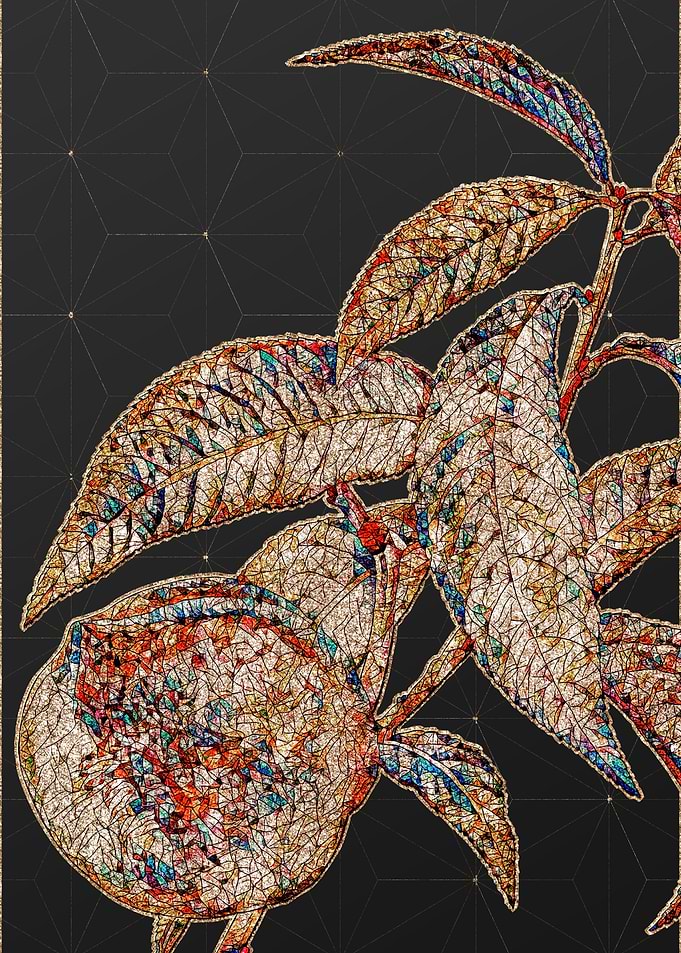 Stained Glass Floral