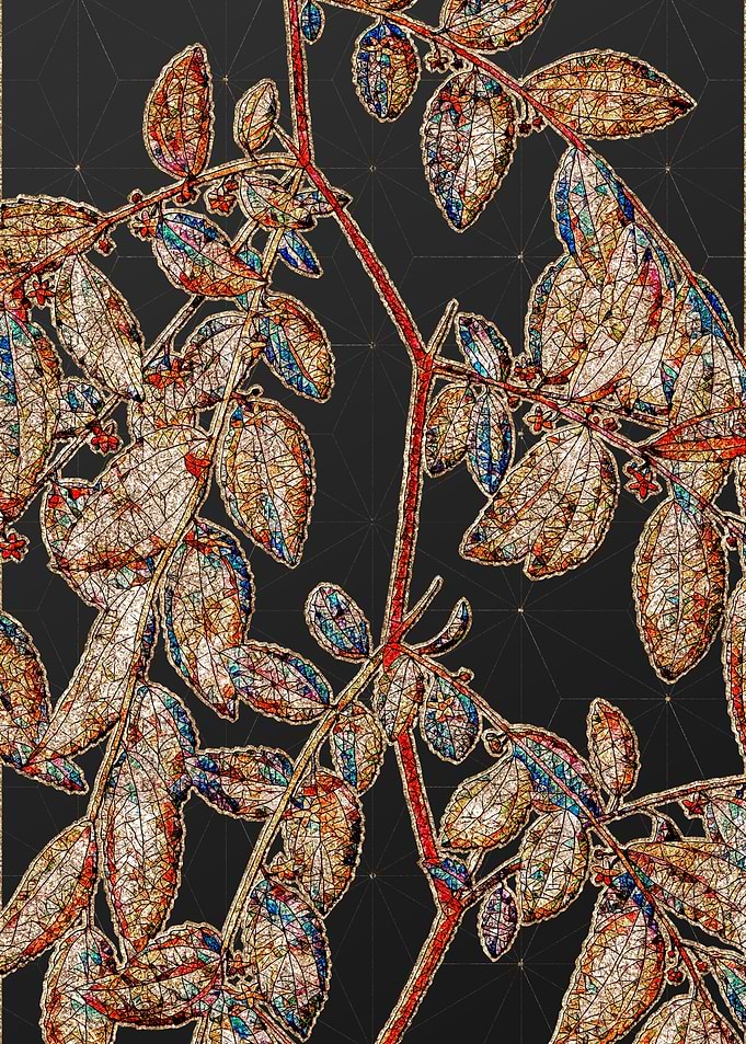 Stained Glass Floral