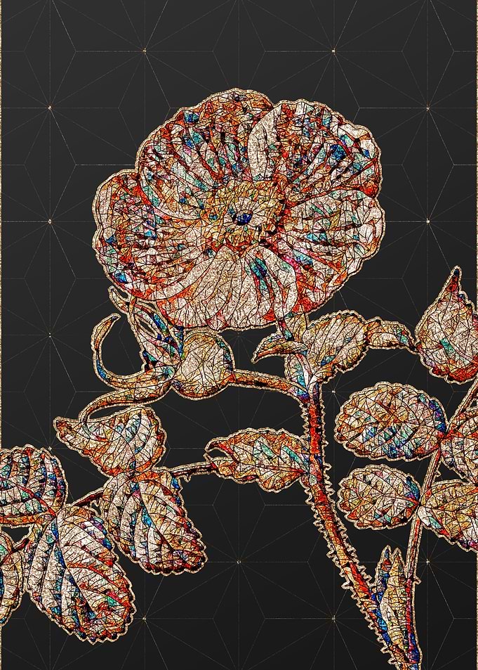Stained Glass Floral