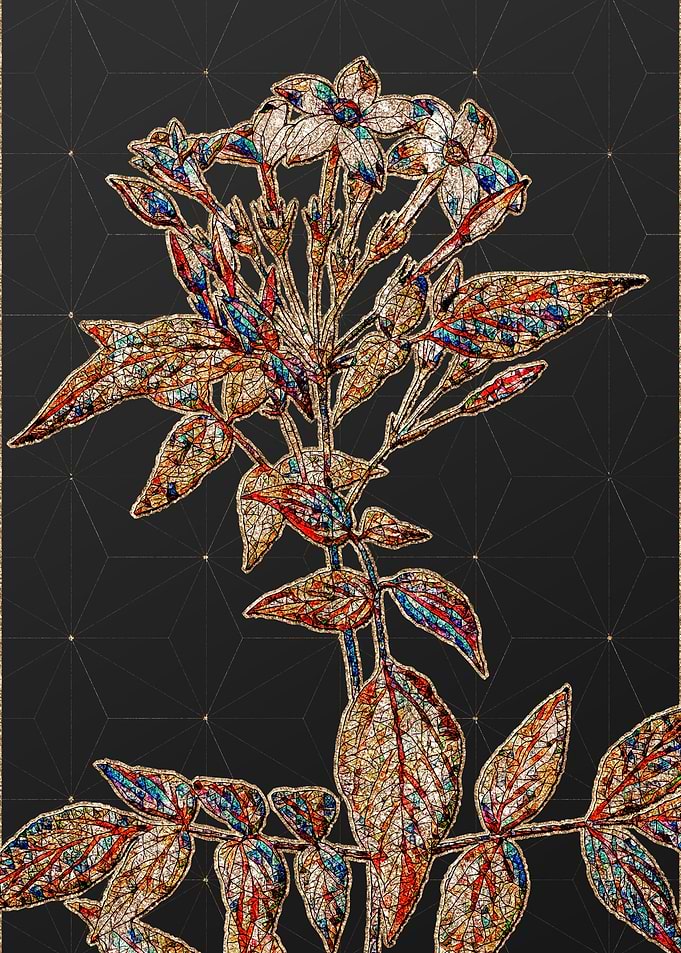 Stained Glass Floral