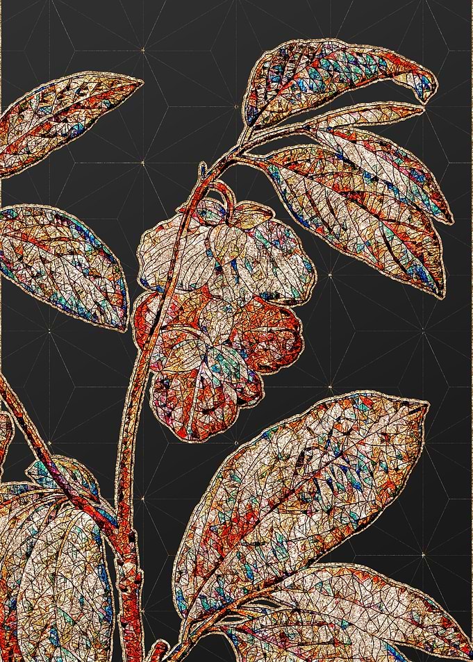 Stained Glass Floral
