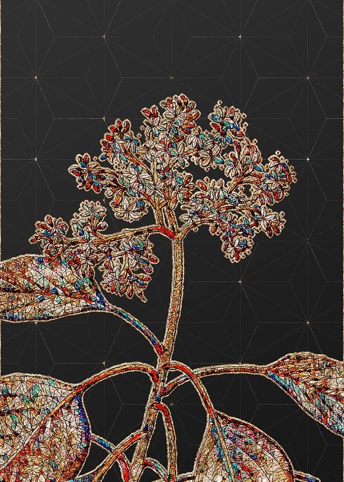 Stained Glass Floral