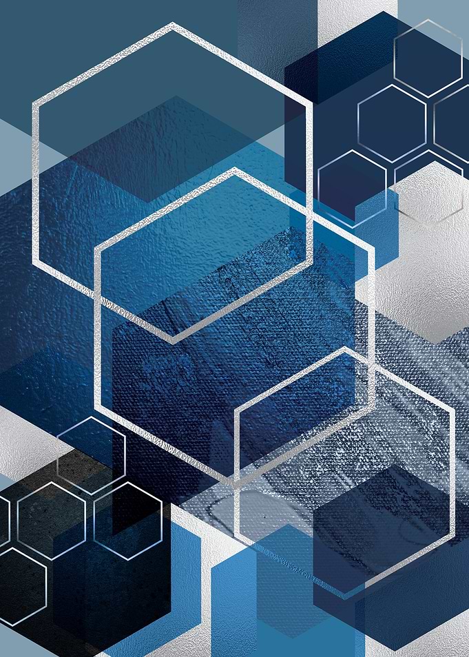 Blue GeoLuxe 1