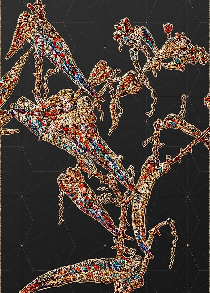 Stained Glass Floral