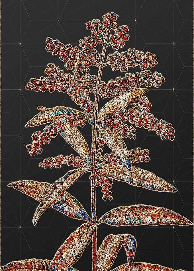 Stained Glass Floral