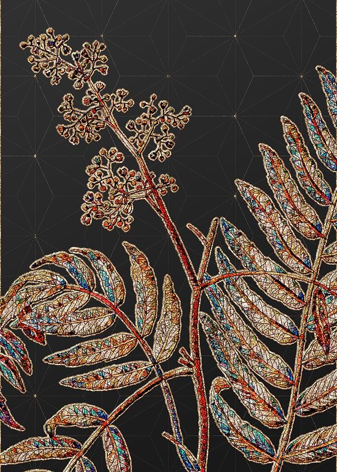 Stained Glass Floral