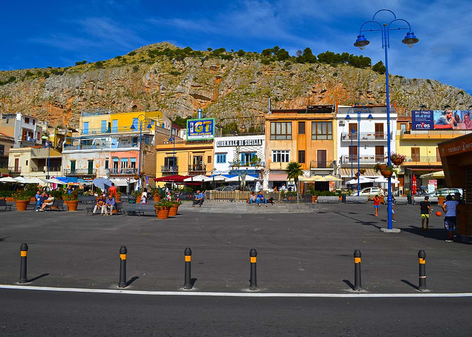 Small Mondello Beach Town