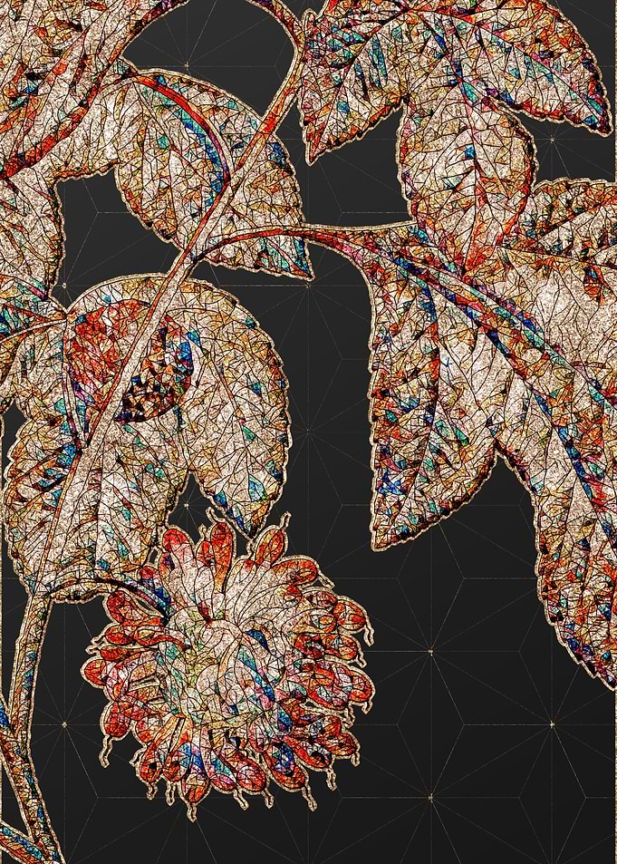 Stained Glass Floral