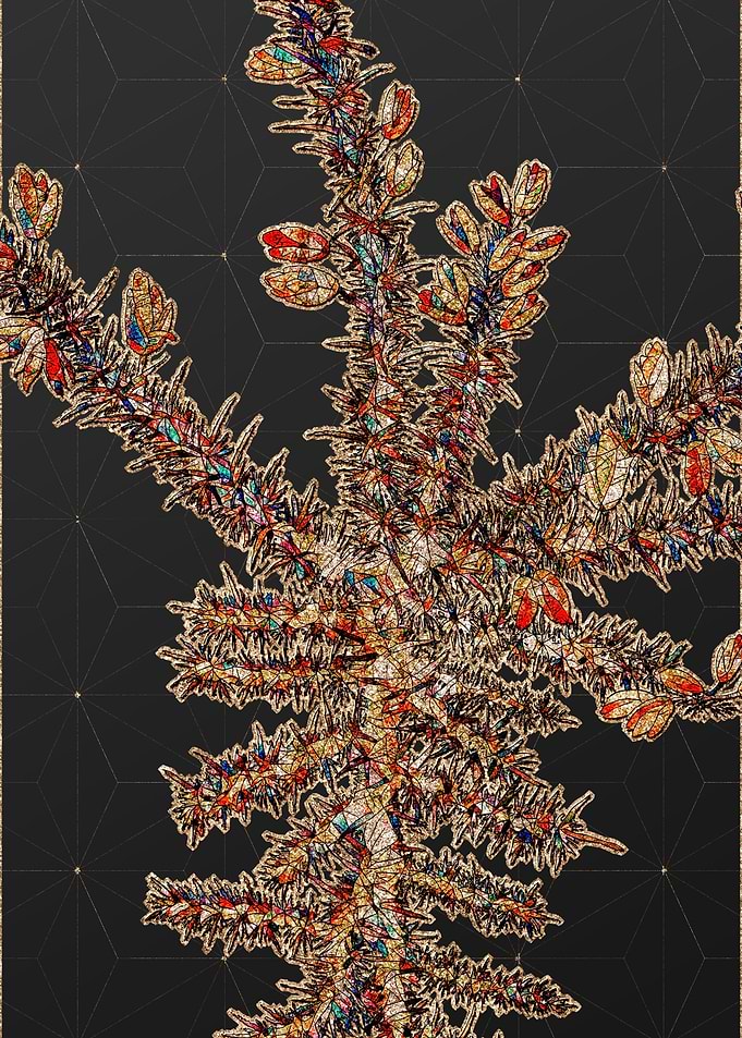 Prismatic Mosaic Botanical