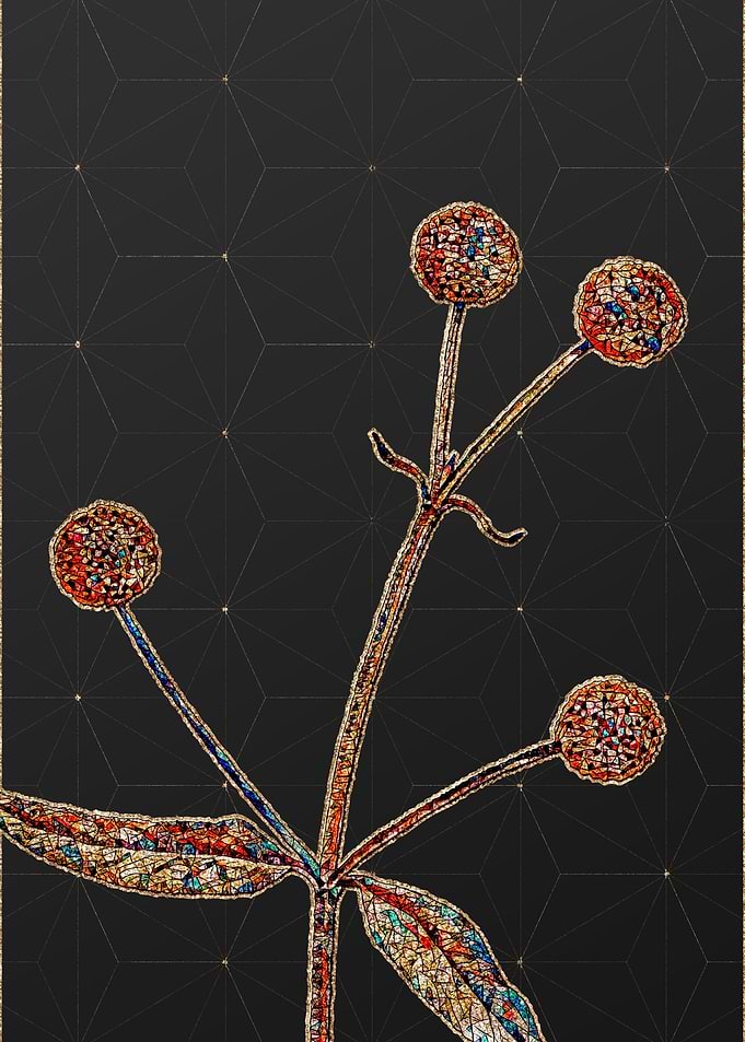 Stained Glass Floral
