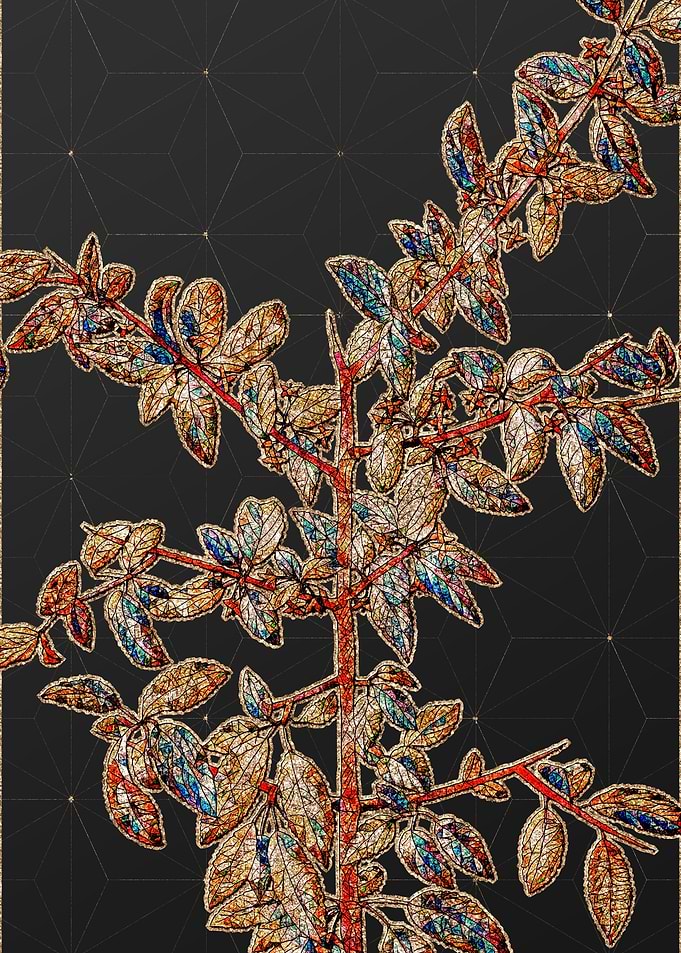 Stained Glass Floral