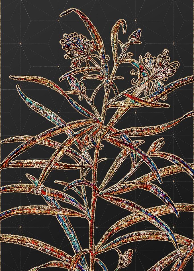 Stained Glass Floral