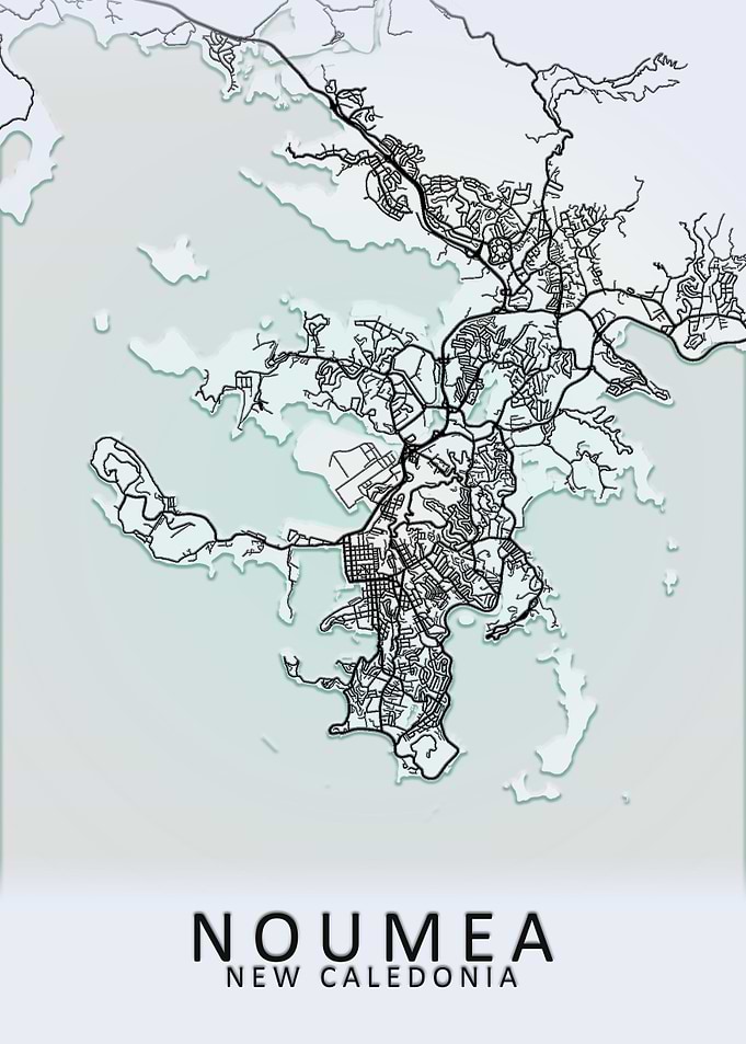 Noumea New Caledonia Map