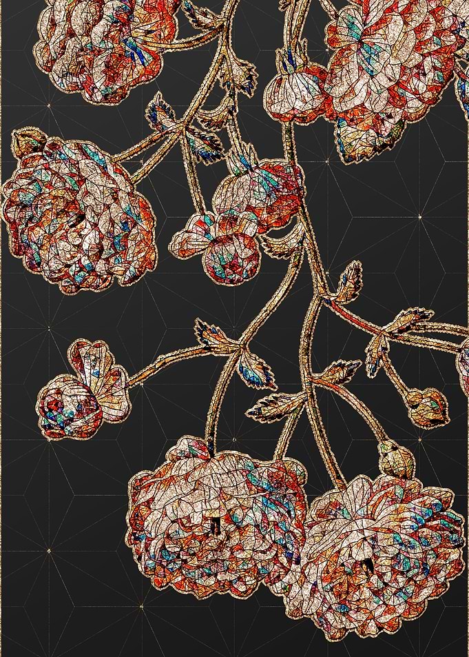 Stained Glass Floral