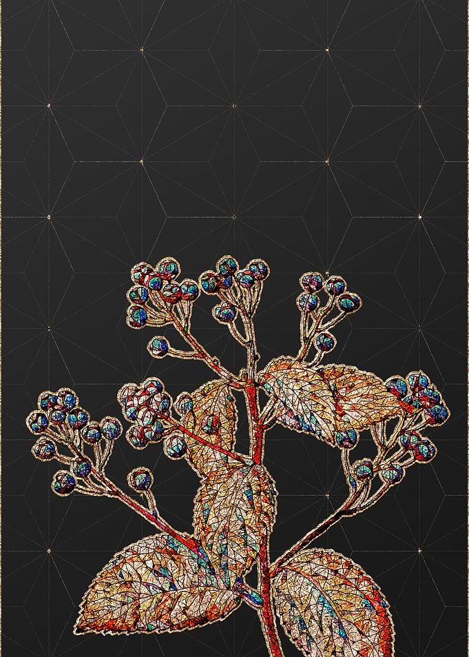Stained Glass Floral