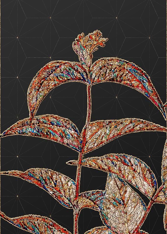 Stained Glass Floral