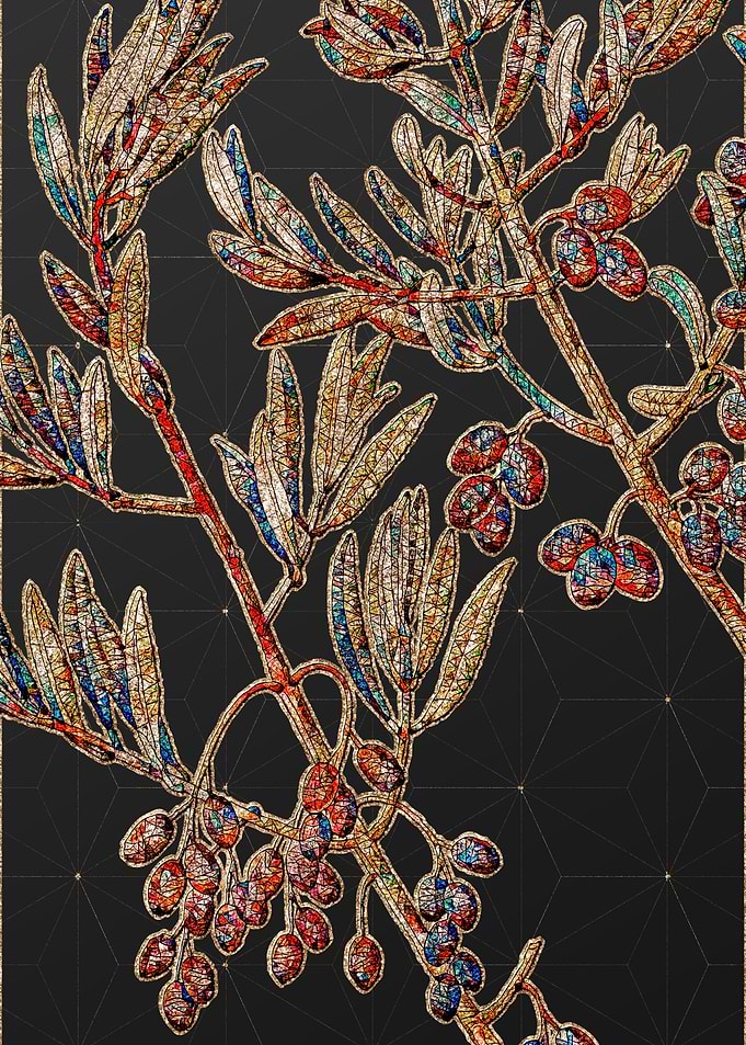 Prismatic Mosaic Botanical