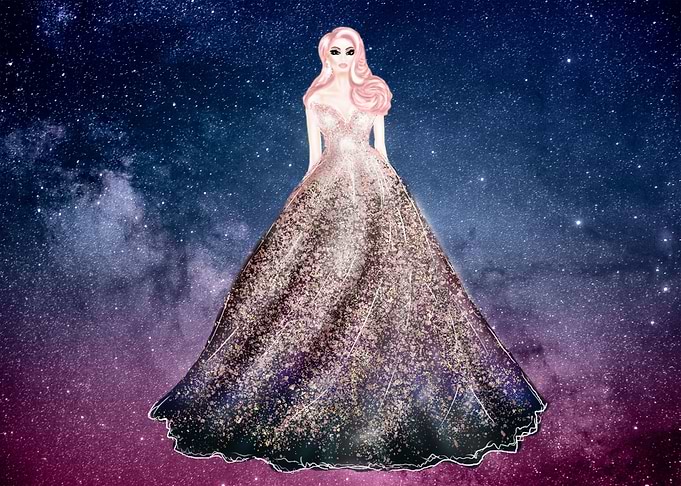 Gown Dress Illustration